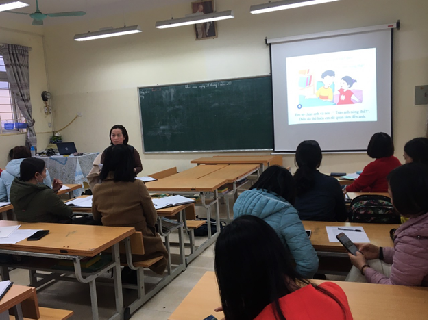 Bài viết dân vận khéo trong việc sinh hoạt chuyên môn của trường tiểu học Cự Khê